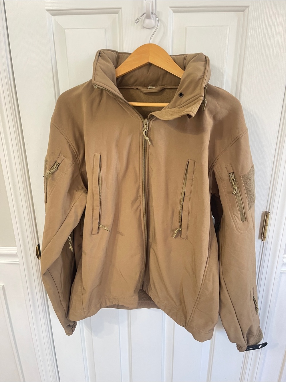 Condor Fleece Military Jacket XL Tan Khaki USA Tactical